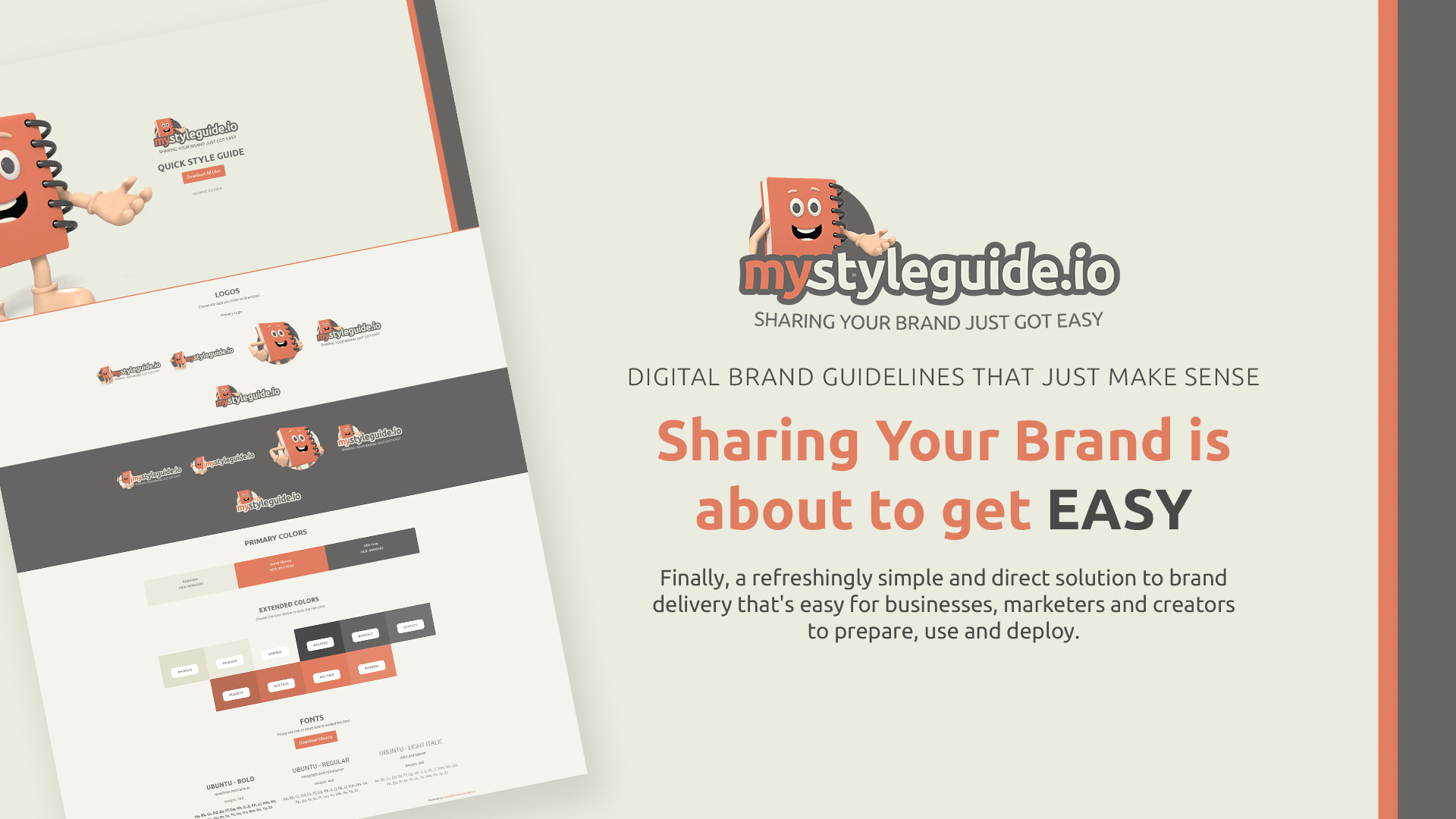 MyStyleGuide.io - Online Digital Brand Guides